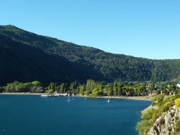 Chegando à San Martín de Los Andes, na Argentina